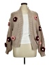 Duchamp London 100% Polyester Hearts Tan Cardigan Size XL (estimated) - photo 1