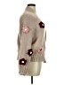 Duchamp London 100% Polyester Hearts Tan Cardigan Size XL (estimated) - photo 4
