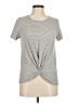 Max Studio Gray Short Sleeve Top Size M - photo 1