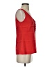 Beth Bowley Red Sleeveless Blouse Size S - photo 4