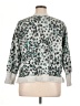 Ann Taylor LOFT Animal Print Silver Pullover Sweater Size XL - photo 2