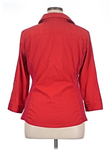 Zac & Rachel 3/4 Sleeve Button-Down Shirt (view 2)