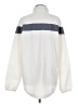 Adidas 100% Polyester White Windbreaker Size M - photo 2