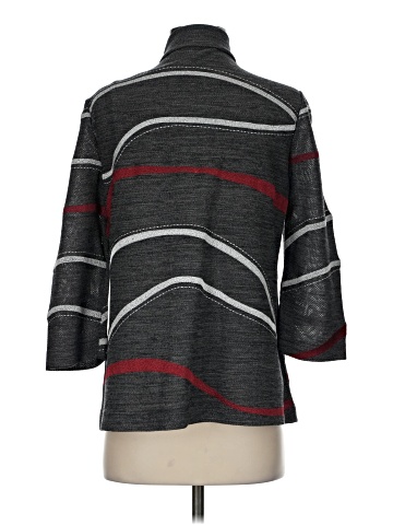 misook 3/4 Sleeve Button-Down Shirt (view 2)
