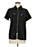 Unbranded 100% Polyester Black Short Sleeve Blouse Size M - photo 1
