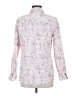 J. McLaughlin 100% Cotton Print Pink Long Sleeve Blouse Size M - photo 2