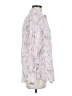 J. McLaughlin 100% Cotton Print Pink Long Sleeve Blouse Size M - photo 4