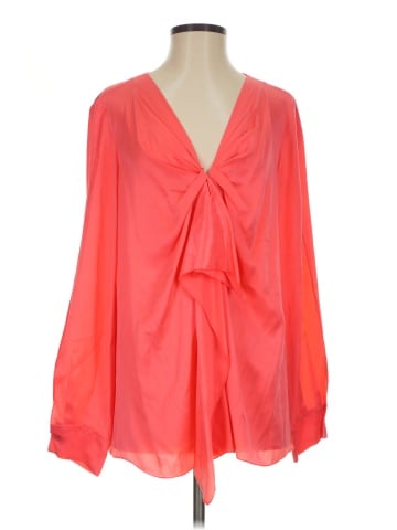 Rachel Roy 3/4 Sleeve Silk Top (view 1)