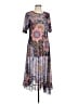 Johnny Was Paisley Blue Casual Dress Size L - photo 1