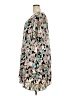 Connected Apparel 100% Polyester Print Tan Casual Dress Size 24 - photo 5