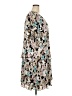 Connected Apparel 100% Polyester Print Tan Casual Dress Size 24 - photo 4
