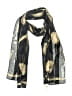 Unbranded 100% Polyester Floral Black Scarf One size - photo 1
