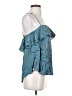 O'Neill 100% Rayon Teal Sleeveless Blouse Size XS - photo 4