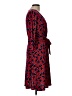 Leota Paisley Red Casual Dress Size L - photo 4