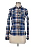 GRG Plaid Blue Long Sleeve Button-Down Shirt Size M - photo 1