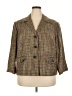 Sigrid Olsen Tweed Brown Blazer Size 22 - photo 1