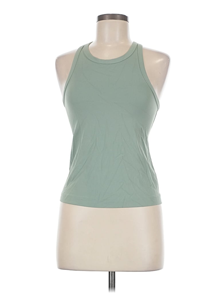 Pre-owned Lululemon Athletica Active Tank Top In Green