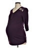 Assorted Brands Purple 3/4 Sleeve Top Size Med Maternity - photo 1