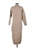 Line & Dot Tan Cardigan Size XS - photo 2