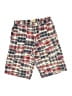 First Wave 100% Cotton Plaid Red Cargo Shorts Size 12 - photo 1
