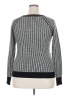 Joe Fresh Houndstooth Black Pullover Sweater Size 18 - photo 2