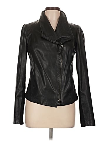 Vince. Leather Jacket (view 1)