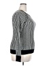 Joe Fresh Houndstooth Black Pullover Sweater Size 18 - photo 4