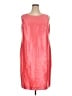 Jones Studio Solid Pink Cocktail Dress Size 18 - photo 1
