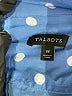 Talbots 100% Cotton Polka Dots Blue Long Sleeve Button-Down Shirt Size M - photo 7