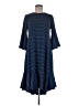 Lularoe Stripes Blue Casual Dress Size M - photo 1