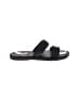 Steve Madden 100% Leather Black Sandals Size 8 1/2 - photo 1