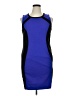 Ellen Tracy Color Block Blue Cocktail Dress Size 14 - photo 1