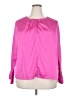 Halogen 100% Polyester Pink Long Sleeve Blouse Size 2X - photo 1