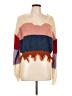 Unbranded 100% Acrylic Color Block Ivory Pullover Sweater Size LgEstimated - photo 1