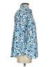 Chico's Animal Print Blue 3/4 Sleeve Blouse Size Sm (0.5) - photo 4