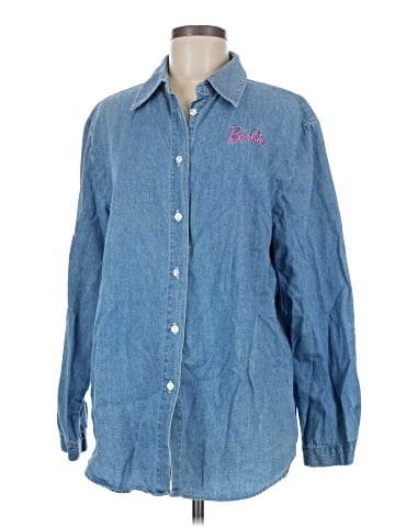 Barbie Long Sleeve Button-Down Shirt (view 1)
