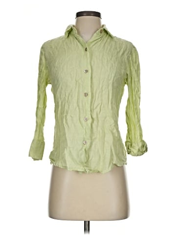 Linda Allard Ellen Tracy 3/4 Sleeve Button-Down Shirt (view 1)