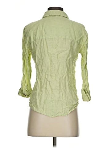 Linda Allard Ellen Tracy 3/4 Sleeve Button-Down Shirt (view 2)