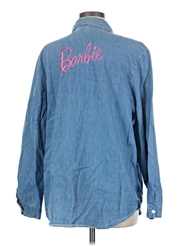 Barbie Long Sleeve Button-Down Shirt (view 2)