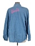 Barbie 100% Cotton Blue Long Sleeve Button-Down Shirt One size - photo 2