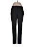 Ecru Solid Black Dress Pants Size 10 - photo 1