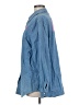 Barbie 100% Cotton Blue Long Sleeve Button-Down Shirt One size - photo 5