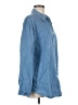 Barbie 100% Cotton Blue Long Sleeve Button-Down Shirt One size - photo 4