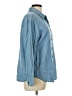 Lee 100% Cotton Blue Long Sleeve Button-Down Shirt Size L - photo 4