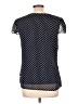 DressBarn 100% Polyester Polka Dots Black Short Sleeve Top Size L - photo 2
