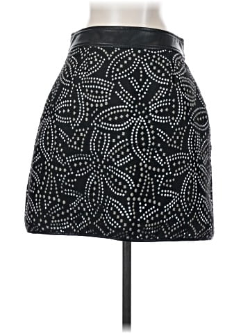 DKNY Faux Leather Skirt (view 2)