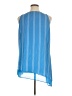 Zac & Rachel 100% Polyester Blue Sleeveless Blouse Size XL - photo 2
