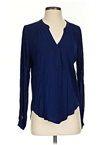 Velvet Long Sleeve Blouse (view 1)