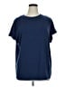 Automet Solid Blue Active T-Shirt Size XL - photo 1