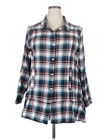 Simply Noelle 3/4 Sleeve Button-Down Shirt (view 1)